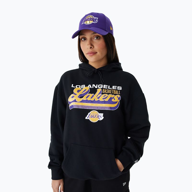 Bluza męska New Era NBA Graphic OS Hoody Los Angeles Lakers black 2