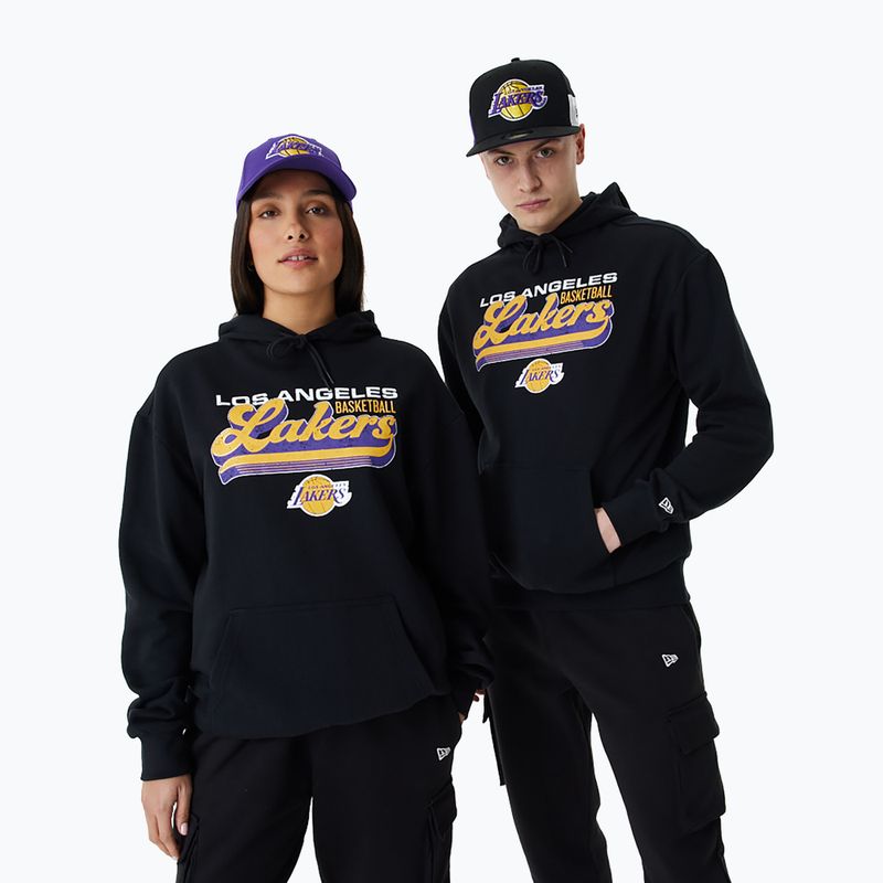 Bluza męska New Era NBA Graphic OS Hoody Los Angeles Lakers black 6