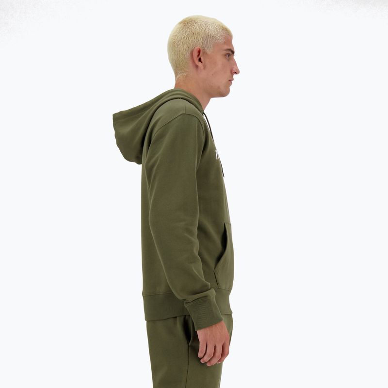 Bluza męska New Balance Core Fleece Hoodie dark moss 2