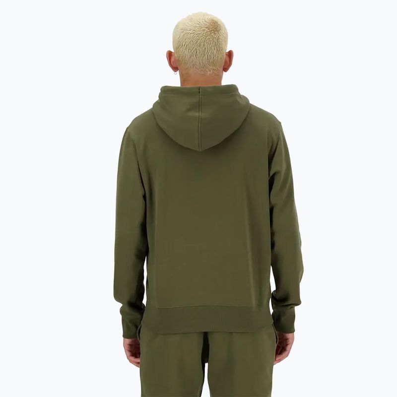 Bluza męska New Balance Core Fleece Hoodie dark moss 3