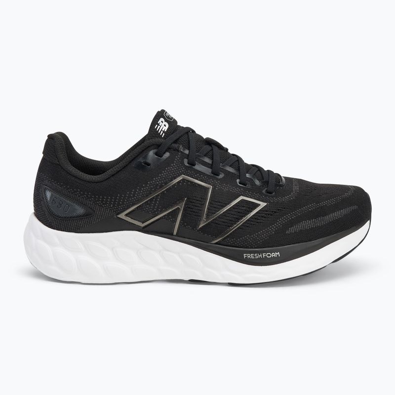 Buty do biegania męskie New Balance Fresh Foam 680 v8 black/white 2