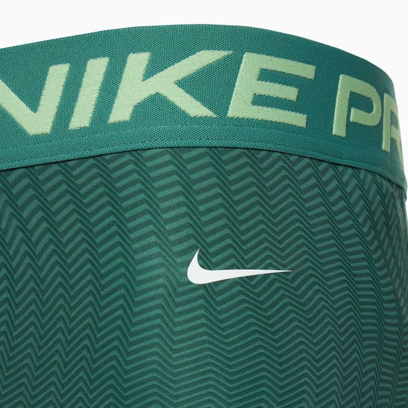 Spodenki treningowe damskie Nike Pro Dri-Fit Mid-Rise 3" Printed bicoastal/white 3