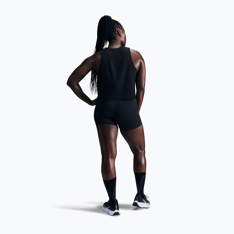 Koszulka do biegania damska Nike AeroSwift Dri-Fit ADV Cropped Tank Top black/white 4