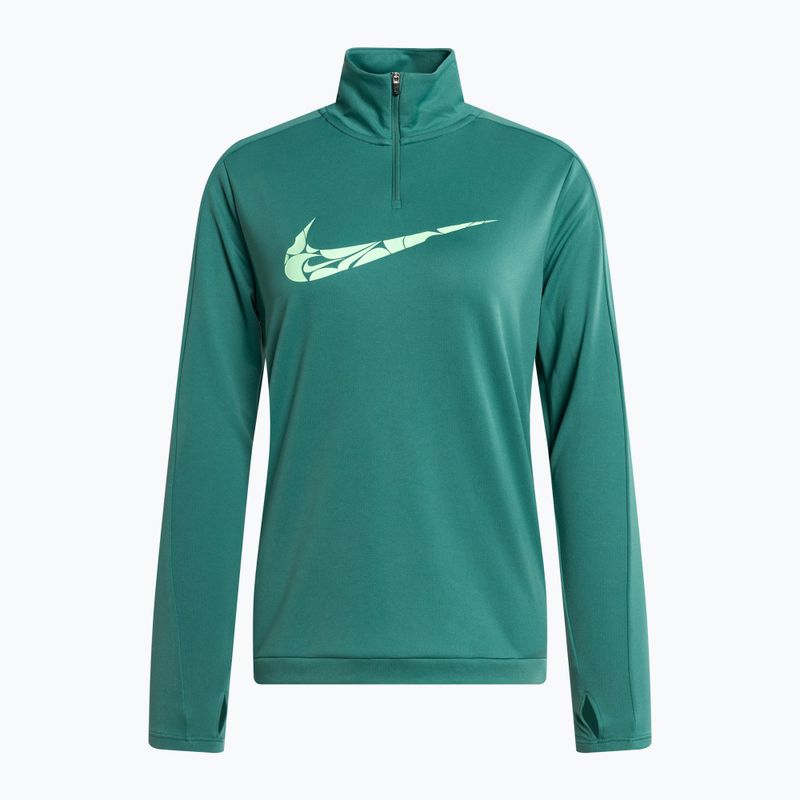 Bluza do biegania damska Nike Swoosh Dri-FIT 1/4-Zip Mid bicoastal/vapor green 5