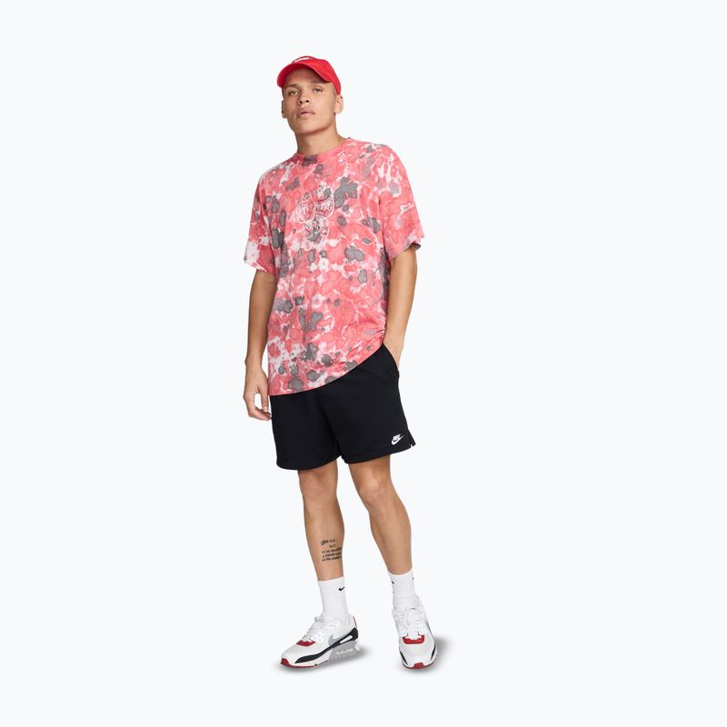 Spodenki męskie Nike Club French Terry Flow black/black/white 2