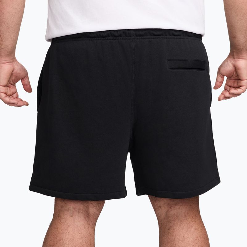 Spodenki męskie Nike Club French Terry Flow black/black/white 3