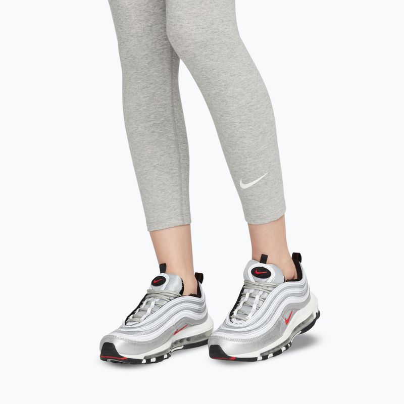 Legginsy damskie Nike Sportswear Classic dark grey heather/sail 4