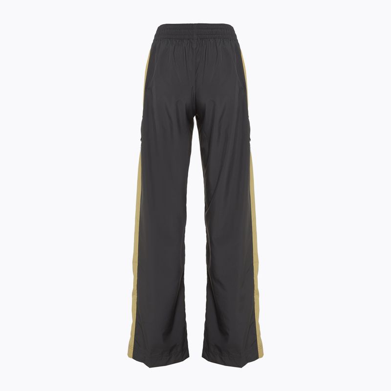 Spodnie damskie Nike Sportswear Woven High-Waisted dark smoke grey/saturn gold/white 2