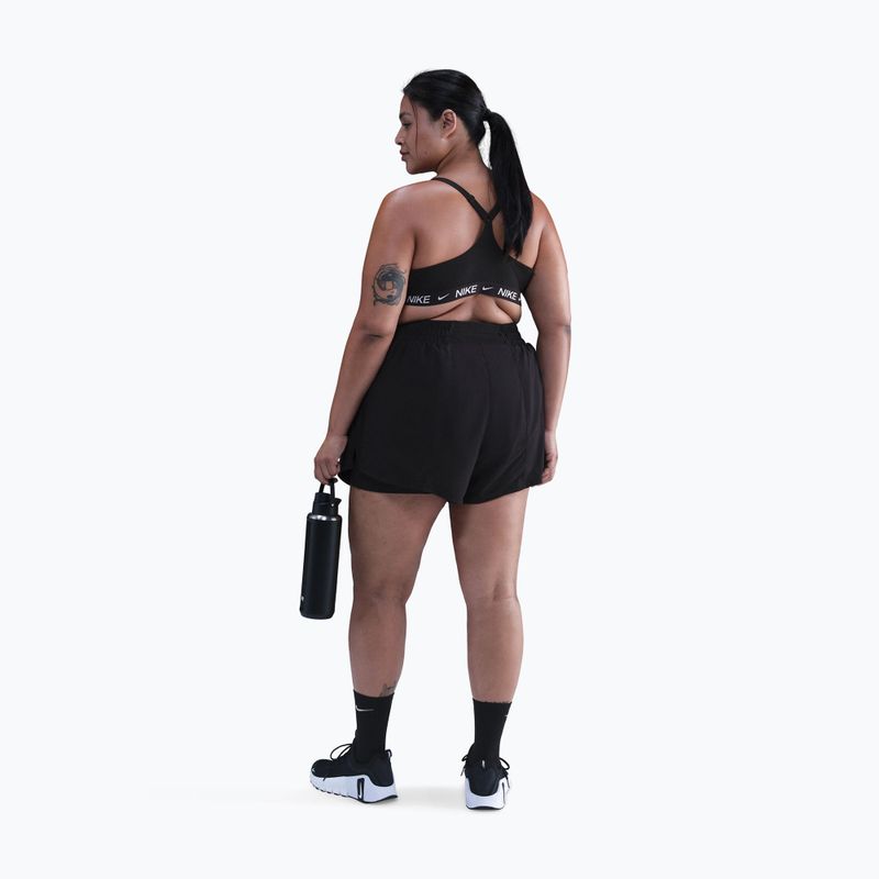 Biustonosz treningowy Nike Indy Light Support Plus Size black/black/white 3