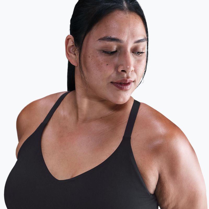 Biustonosz treningowy Nike Indy Light Support Plus Size black/black/white 4