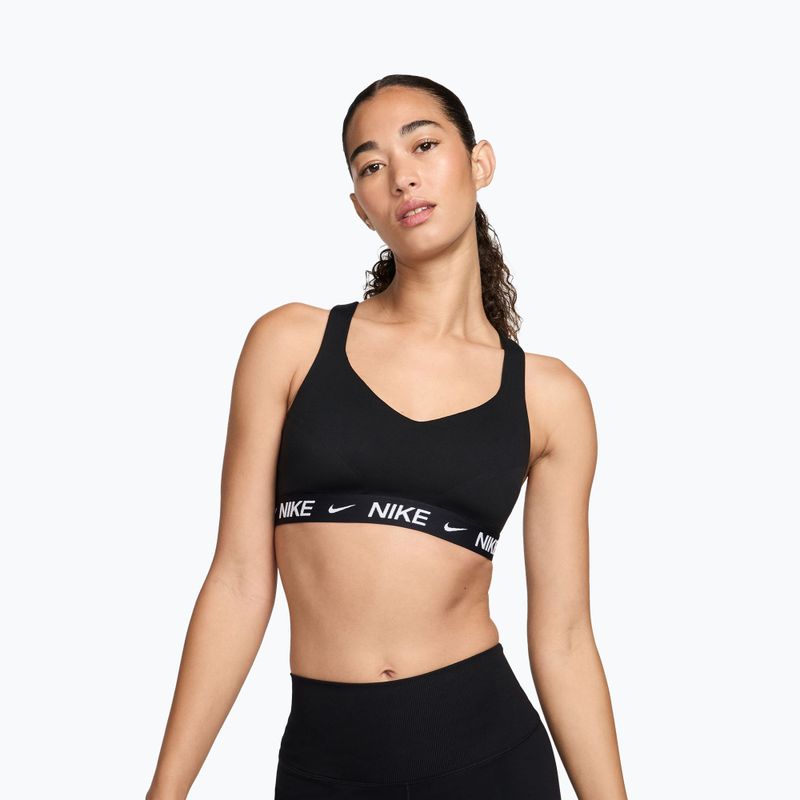 Biustonosz treningowy Nike Indy High Support black/black/white