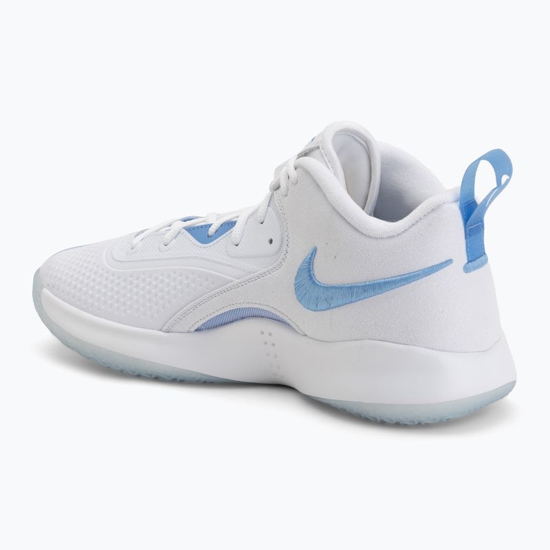 Buty do siatkówki Nike React Hyperset 2 white/white/valor blue 3