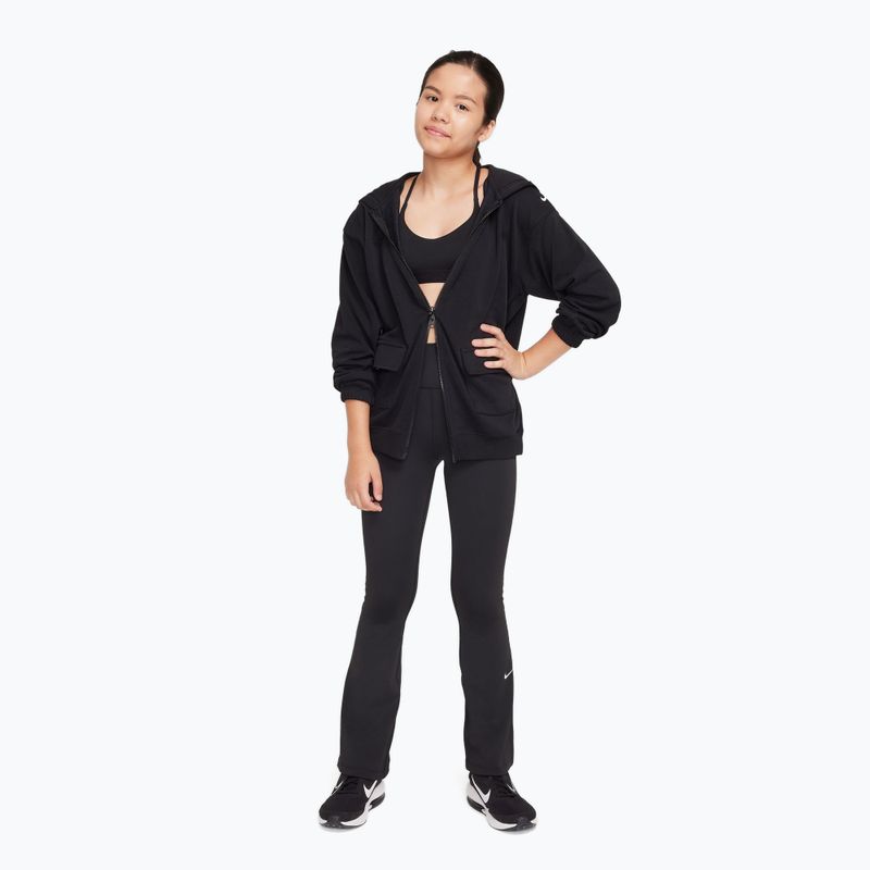 Biustonosz dziewczęcy Nike Indy black/black 2