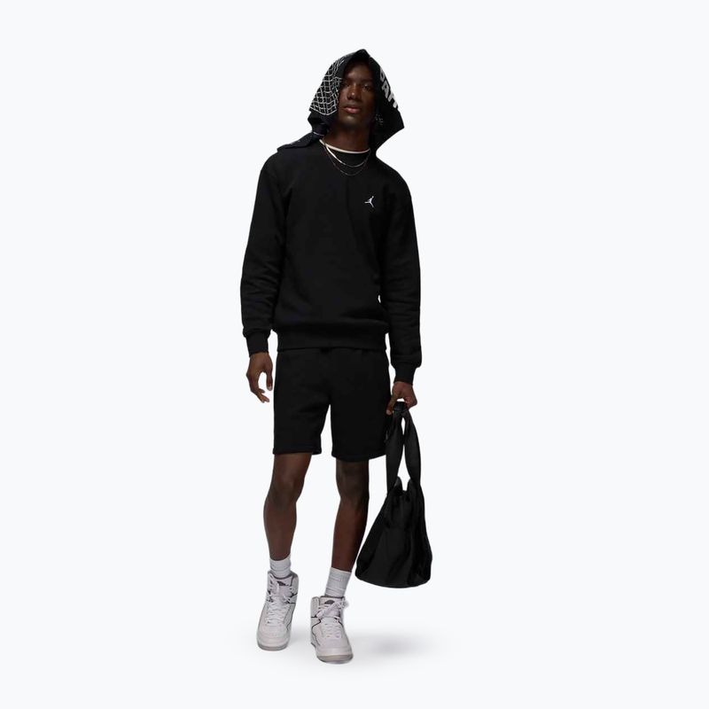 Bluza męska Jordan Brooklyn Fleece Crew black/white 2