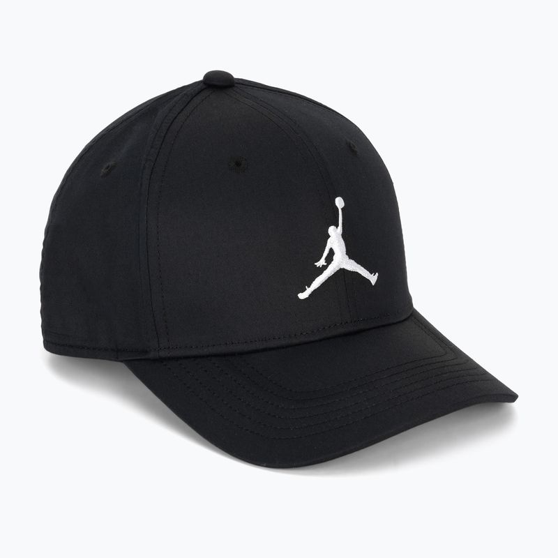 Czapka z daszkiem Jordan Rise Structured Curved-Bill black/white