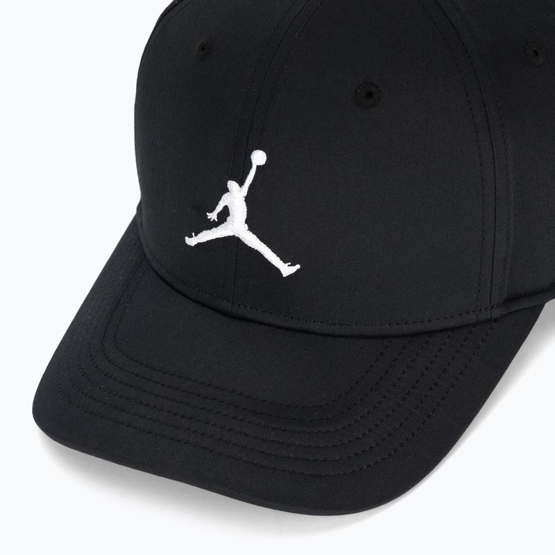 Czapka z daszkiem Jordan Rise Structured Curved-Bill black/white 3
