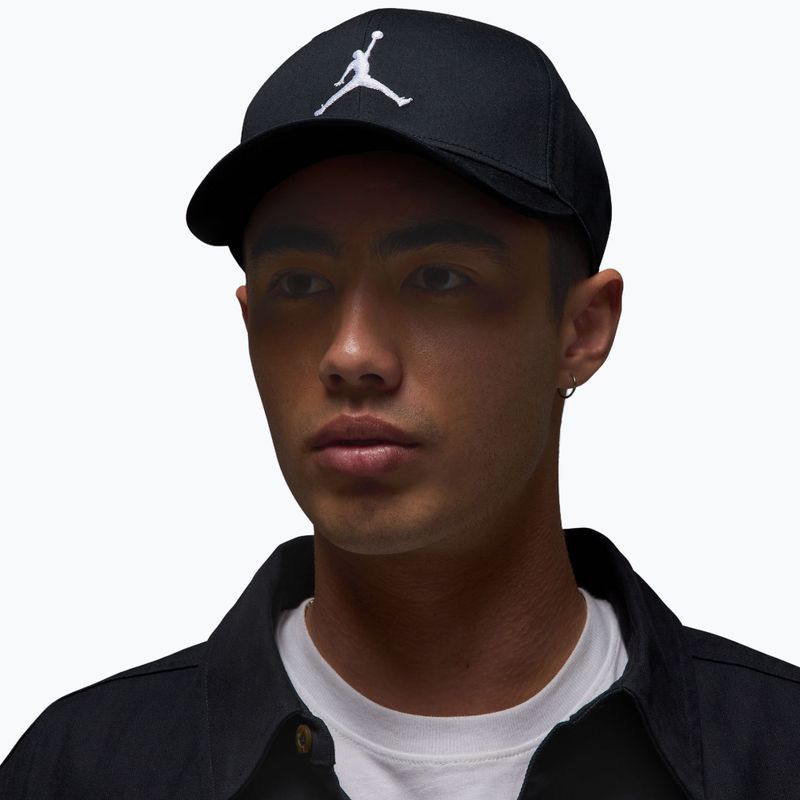 Czapka z daszkiem Jordan Rise Structured Curved-Bill black/white 5