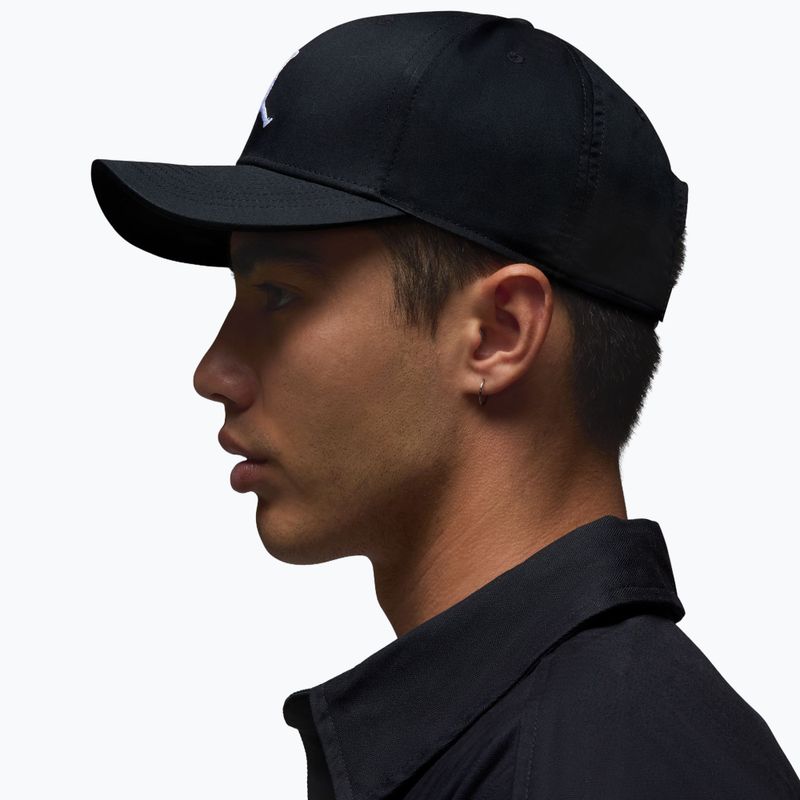 Czapka z daszkiem Jordan Rise Structured Curved-Bill black/white 6