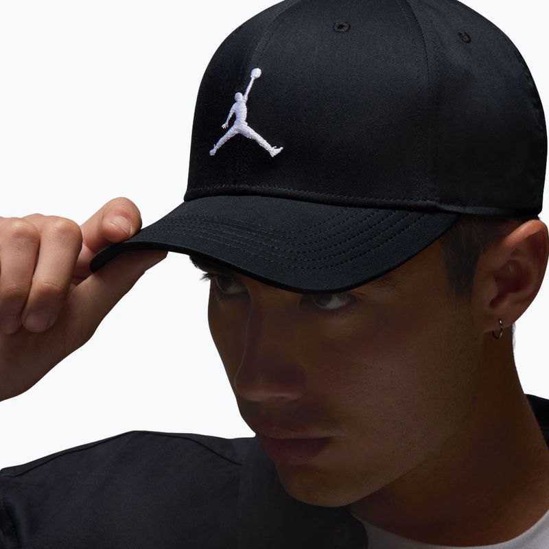 Czapka z daszkiem Jordan Rise Structured Curved-Bill black/white 7