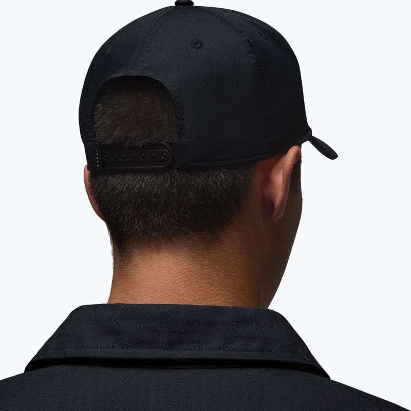 Czapka z daszkiem Jordan Rise Structured Curved-Bill black/white 8