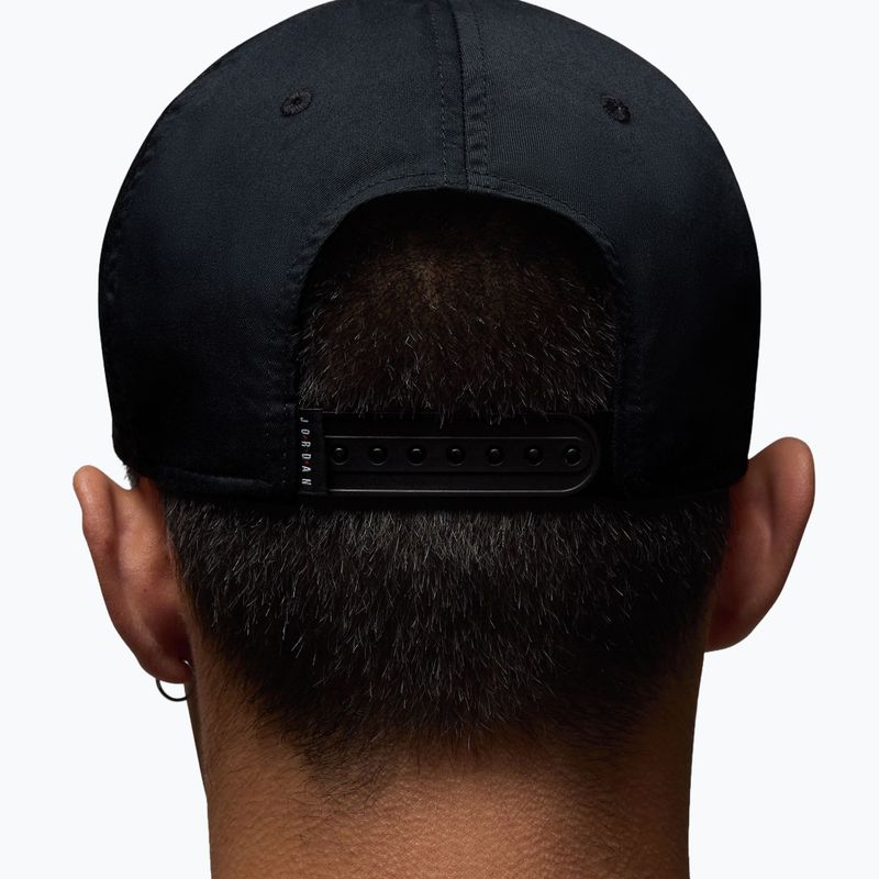 Czapka z daszkiem Jordan Rise Structured Curved-Bill black/white 9