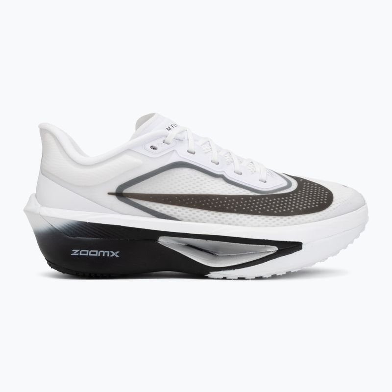 Buty do biegania męskie Nike Zoom Fly 6 white/smoke grey/metallic silver/black 2