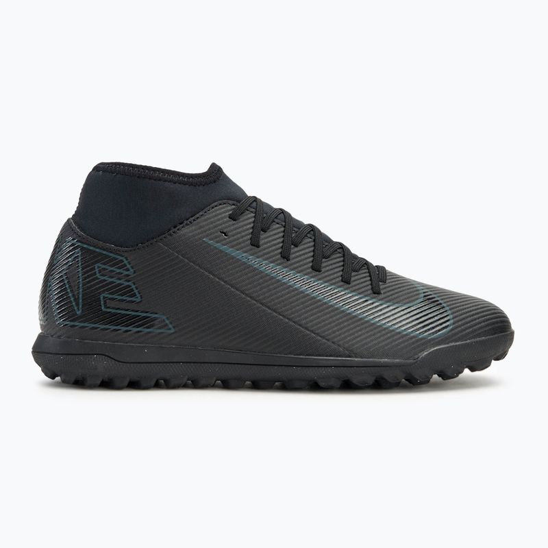 Buty piłkarskie męskie Nike Mercurial Superfly 10 Club TF black/deep jungle/black 2