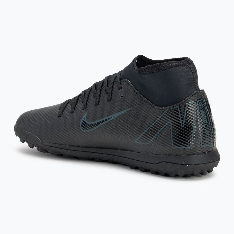Buty piłkarskie męskie Nike Mercurial Superfly 10 Club TF black/deep jungle/black 3