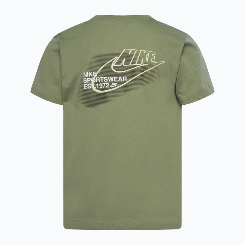 Koszulka dziecięca Nike Sportstwear Standard Issue oil green 2