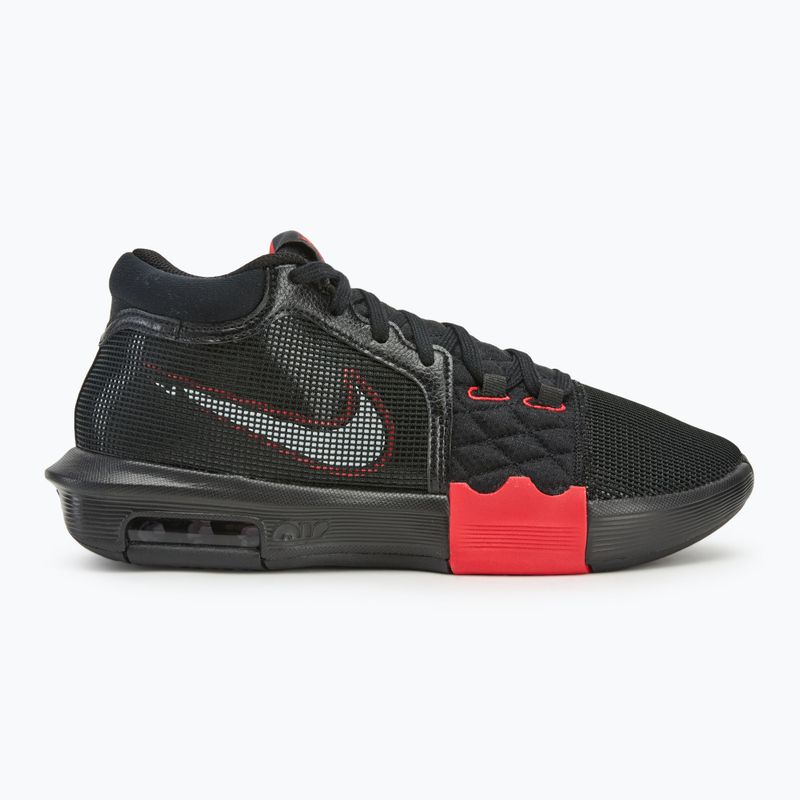 Buty do koszykówki męskie Nike LeBron Witness 8 black/ university red/ white 2