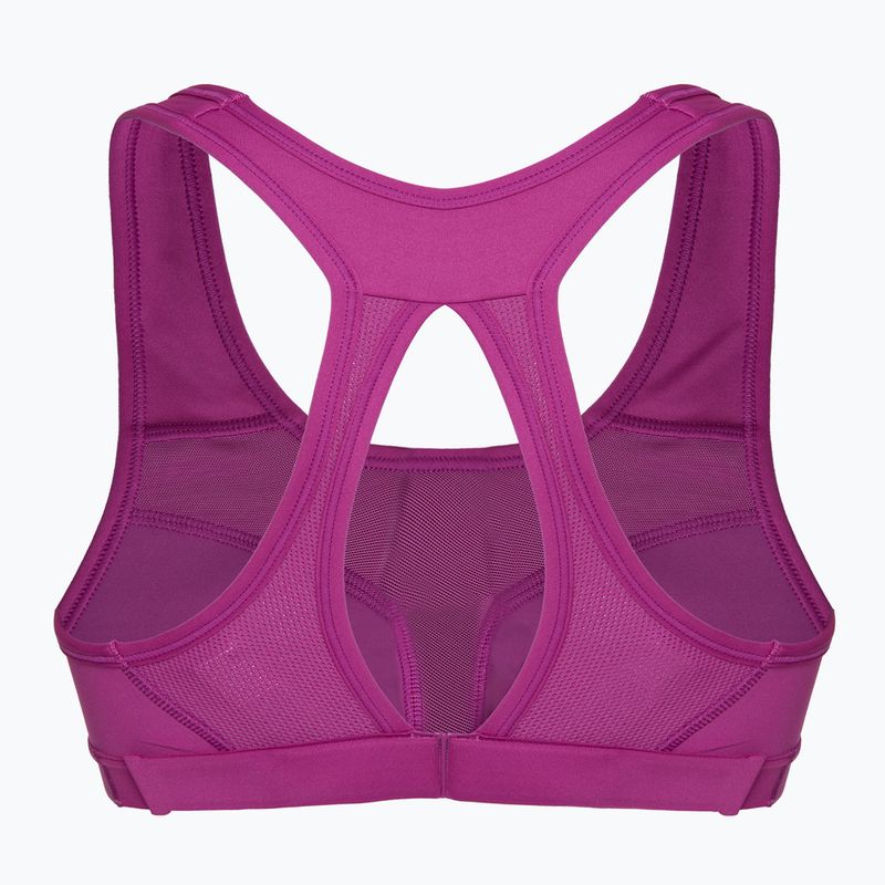 Biustonosz treningowy Nike Swoosh High Support hot fuchsia/white 2