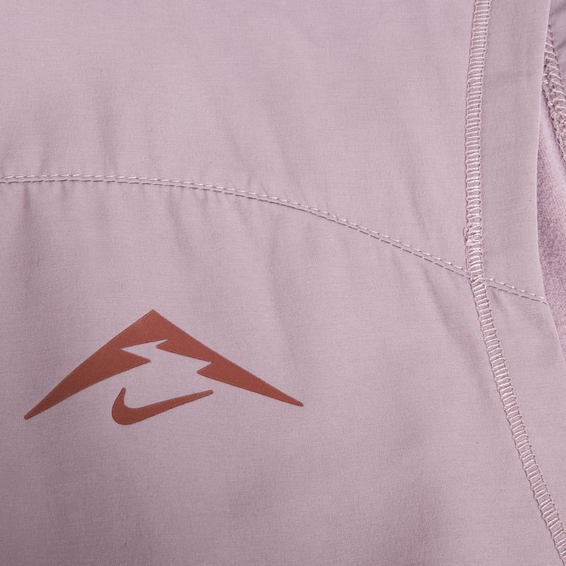 Bezrękawnik do biegania damski Nike Trail Repel light violet ore/red sepia 3
