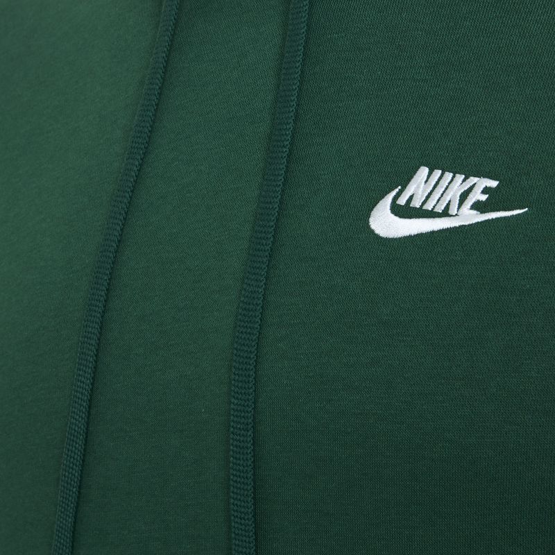 Bluza męska Nike Sportswear Club Fleece Hoodie fir/ fir/white 3