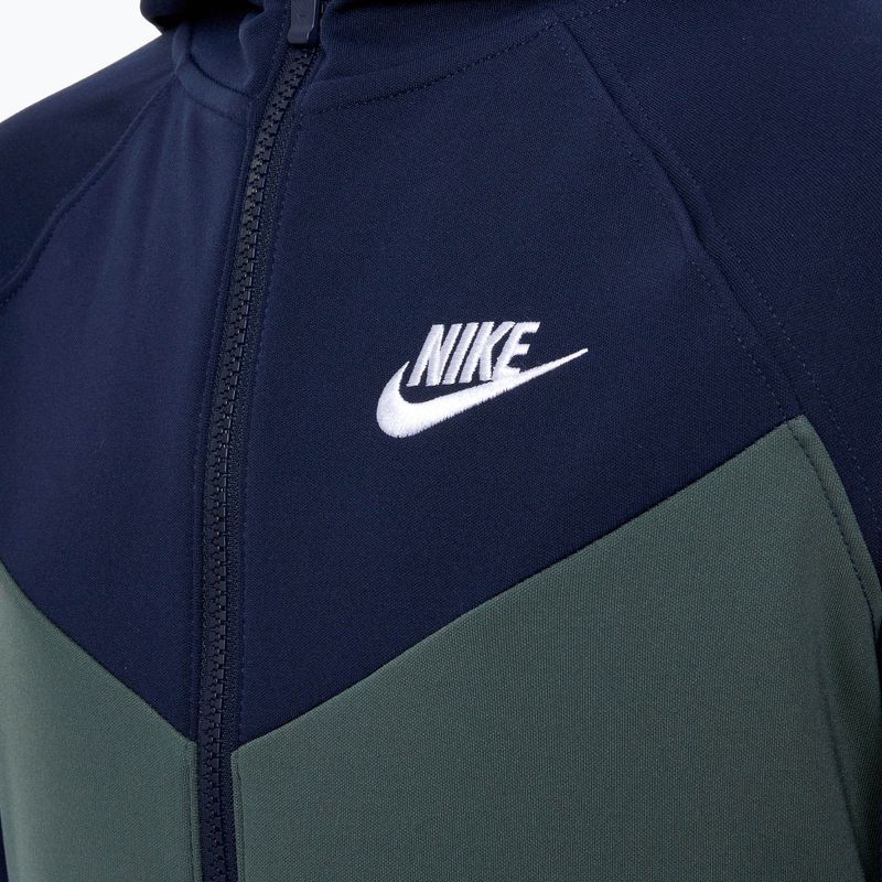 Dres dziecięcy Nike Sportswear obsidian/ vintage green/ obsidian/ white 4