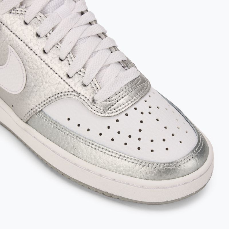 Buty damskie Nike Court Vision Mid grey/silver/white 7