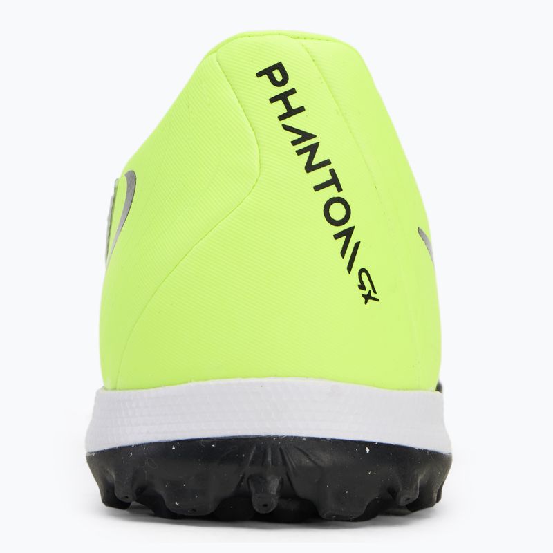 Buty piłkarskie męskie Nike Phantom GX 2 Academy TF metallic silver/volt/black 6
