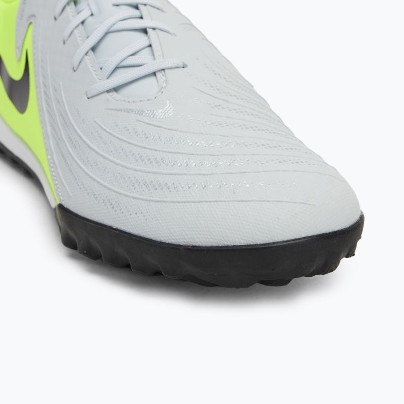 Buty piłkarskie męskie Nike Phantom GX 2 Academy TF metallic silver/volt/black 7