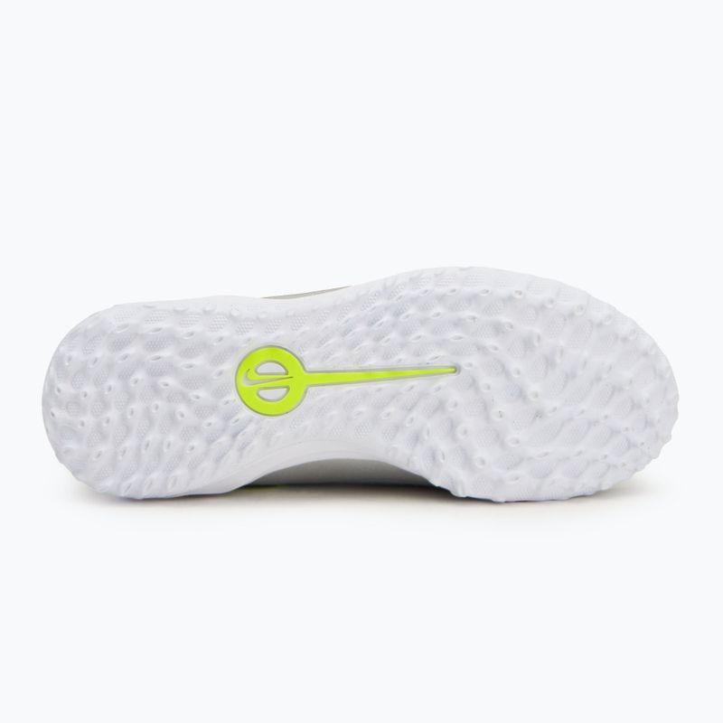 Buty piłkarskie dziecięce Nike Tiempo Legend 10 Academy TF metallic silver/volt/black 4