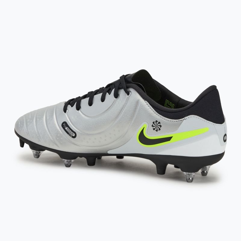 Buty piłkarskie męskie Nike Tiempo Legend 10 Academy SG-Pro silver/volt/black 3