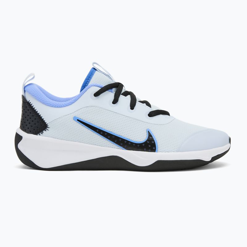 Buty dziecięce Nike Omni Multi-Court football grey/black/astronomy blue/royal pulse 2