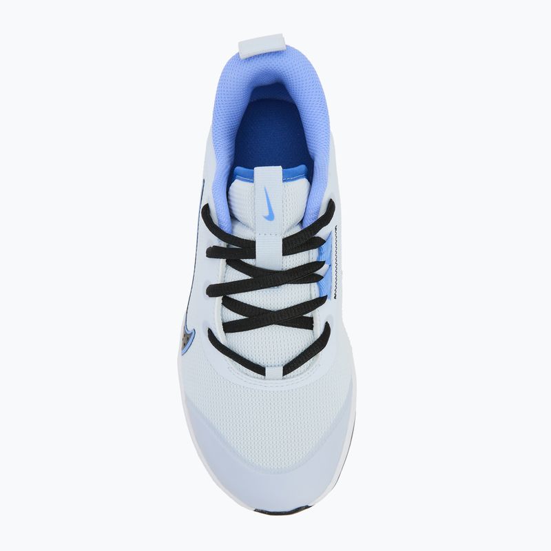 Buty dziecięce Nike Omni Multi-Court football grey/black/astronomy blue/royal pulse 5