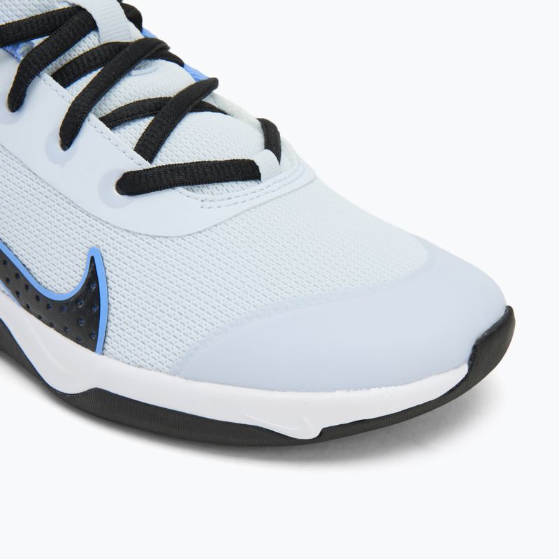 Buty dziecięce Nike Omni Multi-Court football grey/black/astronomy blue/royal pulse 7
