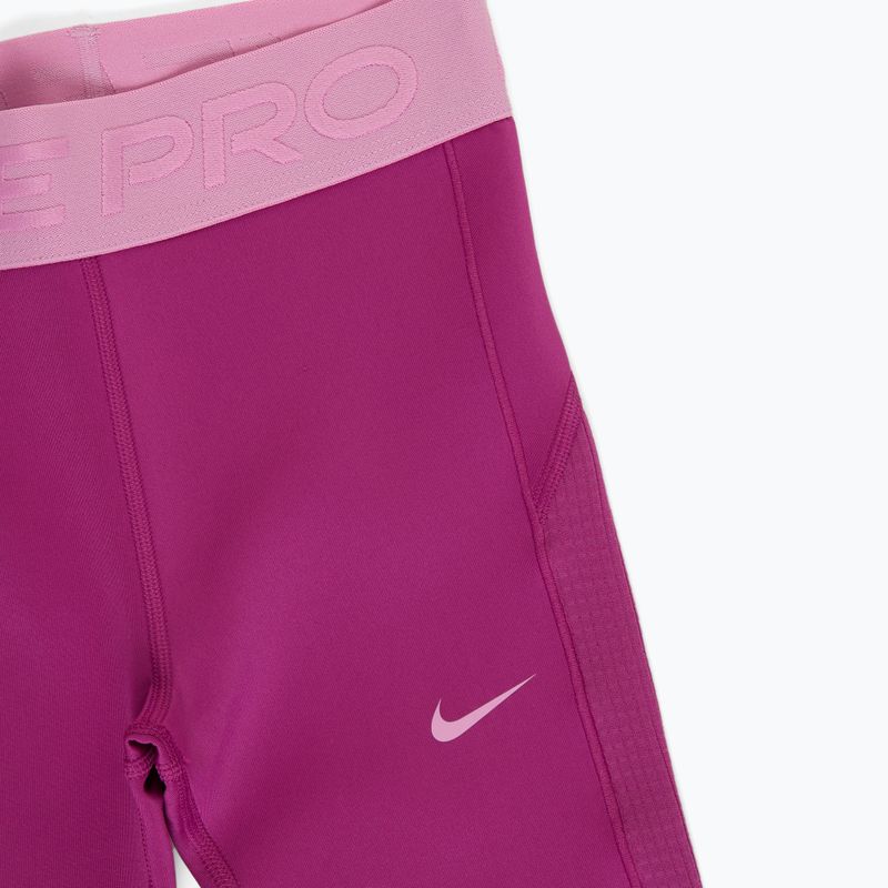 Legginsy treningowe dziecięce Nike Pro Dri-FIT Trainig hot fuchsia/black/beyond pink 5