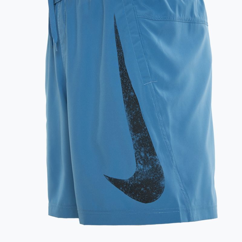Spodenki męskie Nike Form Swoosh Dri-Fit 7" aegean storm/black 3
