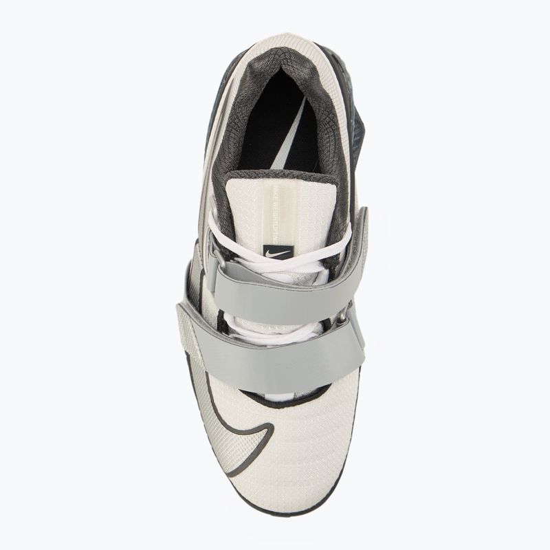 Buty do podnoszenia ciężarów Nike Romaleos 4 SE white/metallic silver/anthracite wolf grey 5