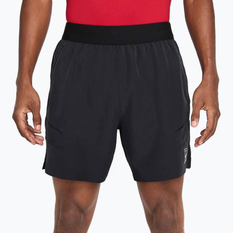 Spodenki tenisowe męskie Nike Court Dri-Fit Advantage 6" black/white 4