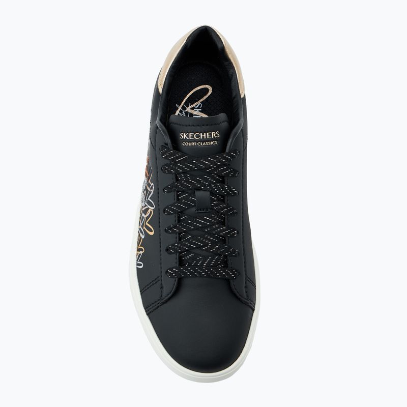 Buty damskie SKECHERS JGoldcrown Eden LX Gleaming Hearts black/mulitcolor 5