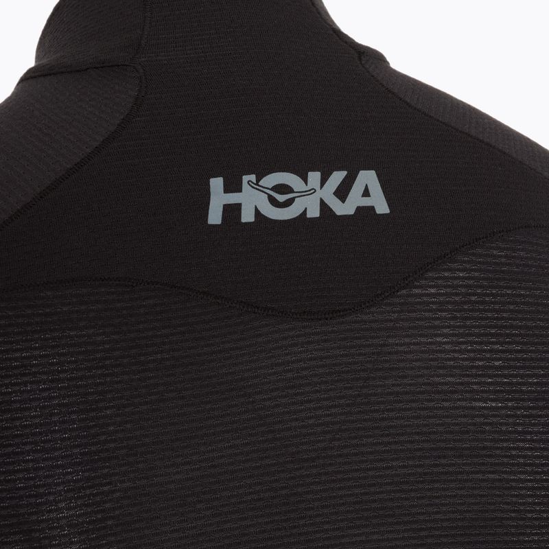 Longsleeve do biegania męska HOKA BaseZip LS black 9