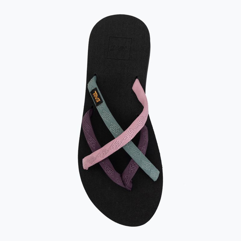 Klapki damskie Teva Olowahu lilas multi 5