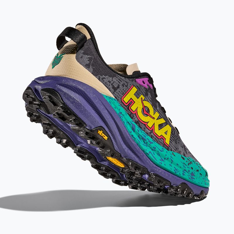 Buty do biegania męskie HOKA Speedgoat 6 oatmeal/mountain iris 8